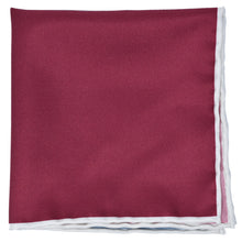 Kingsquare 100% Silk Check Pocket Square Hand Rolled with Gift Box