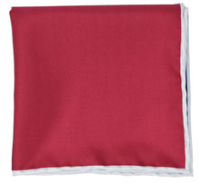 Kingsquare 100% Silk Check Pocket Square Hand Rolled with Gift Box