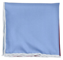 Kingsquare 100% Silk Check Pocket Square Hand Rolled with Gift Box