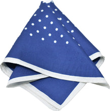 Kingsquare 100% Silk Polka Dot Pocket Square with Gift Box