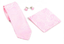 Kingsquare Paisley Tie, Pocket Square, Cufflinks Set